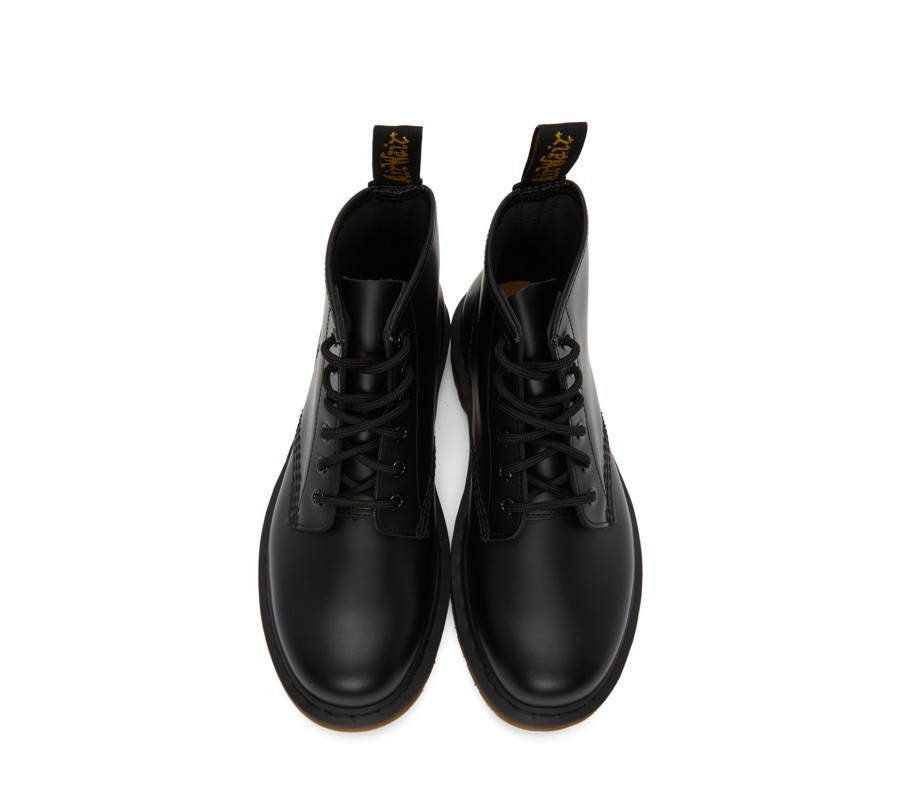 Ботинки Dr. Martens 101 Black Smooth Leather Ankle Boots 24255001