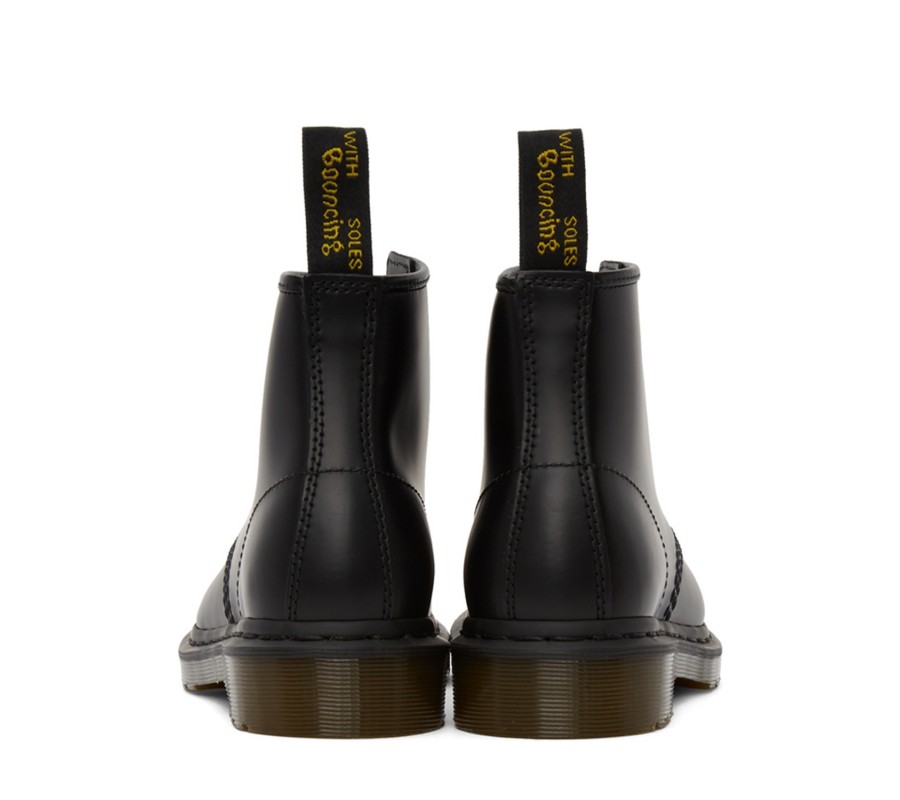 Ботинки Dr. Martens 101 Black Smooth Leather Ankle Boots 24255001