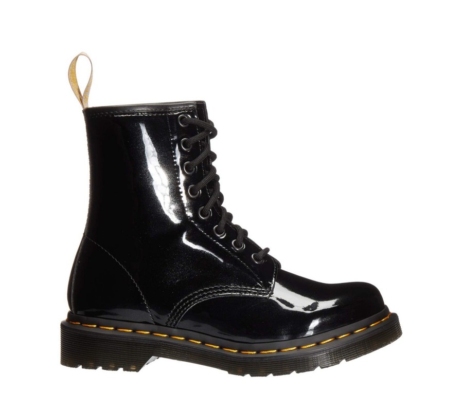 Ботинки Dr. Martens 1460 Black Opaline Vegan Lace Up Boots 25560001