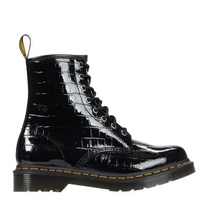 Ботинки Dr. Martens 1460 Black Patent Lamper Croc Boots 26262001