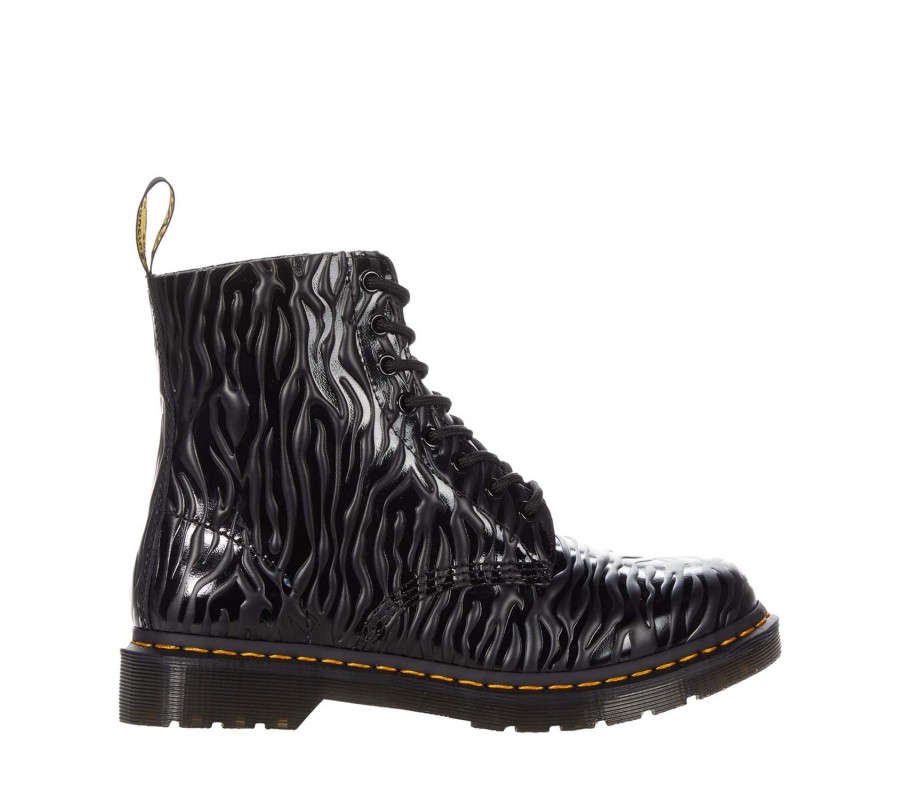 Ботинки Dr. Martens 1460 Pascal Zebra Embross Leather Lace Up Boots 26716001