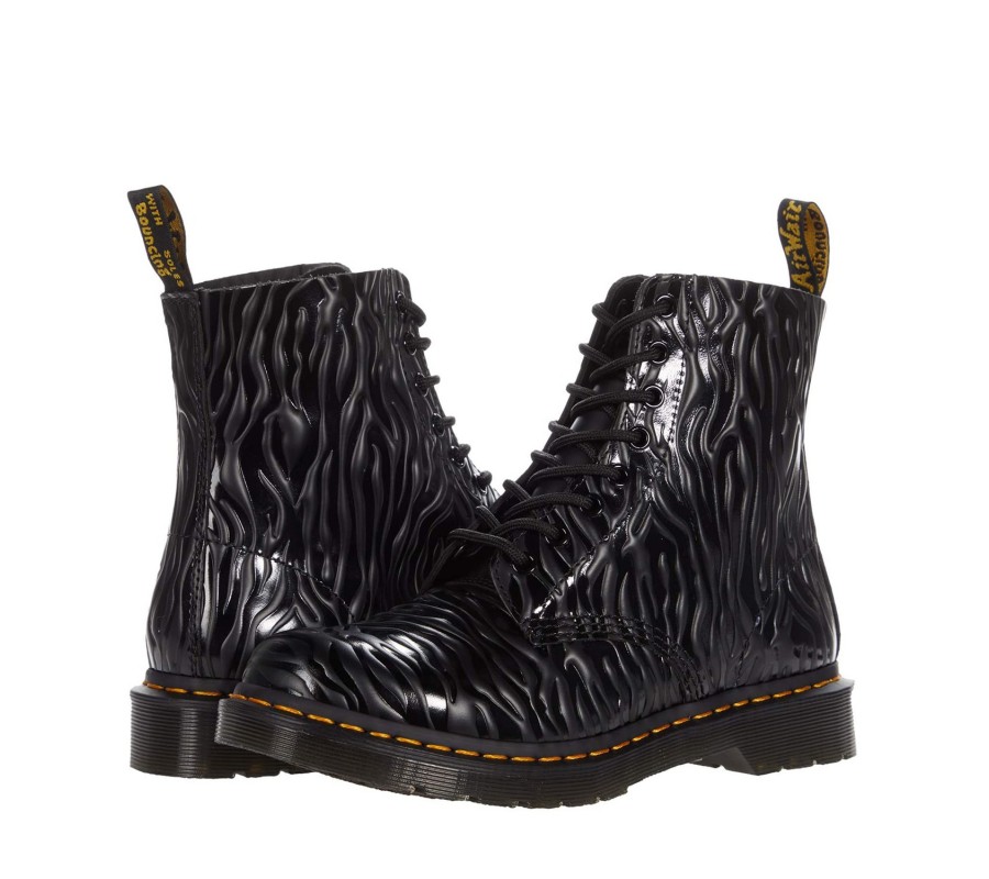 Ботинки Dr. Martens 1460 Pascal Zebra Embross Leather Lace Up Boots 26716001