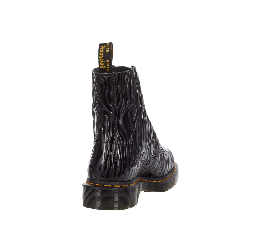 Ботинки Dr. Martens 1460 Pascal Zebra Embross Leather Lace Up Boots 26716001