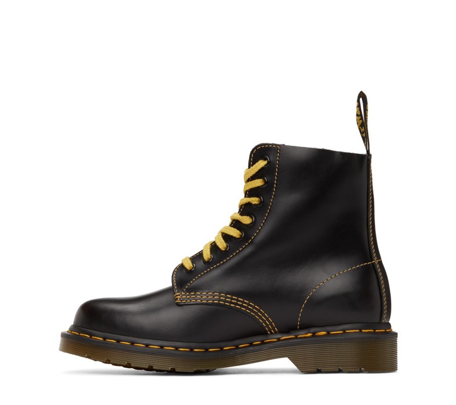 Ботинки Dr. Martens 1460 Pascal Dark Grey Atlas Leather Lace Up Boots 26243021