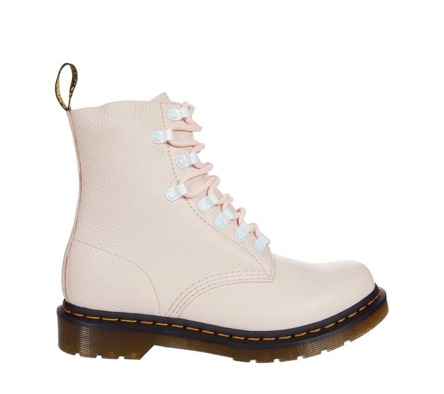 Ботинки Dr. Martens 1460 Pascal Iridescent Hardware Shell Pink