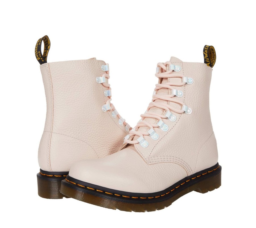 Ботинки Dr. Martens 1460 Pascal Iridescent Hardware Shell Pink