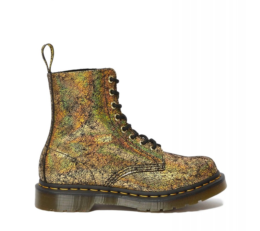 Ботинки Dr. Martens 1460 Pascal Iridiscent Cracle Gold 25727710