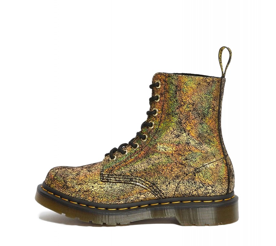 Ботинки Dr. Martens 1460 Pascal Iridiscent Cracle Gold 25727710