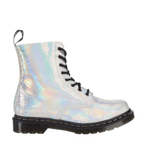 Ботинки Dr. Martens 1460 Pascal Metallic Snake Seude White 26077100