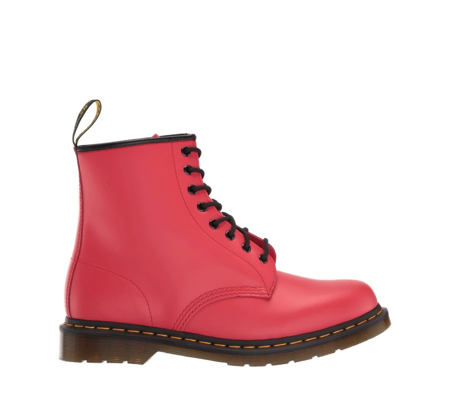 Ботинки Dr. Martens 1460 Satchel Red Smooth Leather Lace Up Boots 24614636