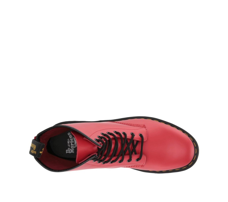Ботинки Dr. Martens 1460 Satchel Red Smooth Leather Lace Up Boots 24614636