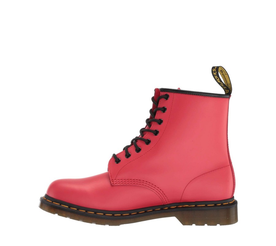 Ботинки Dr. Martens 1460 Satchel Red Smooth Leather Lace Up Boots 24614636