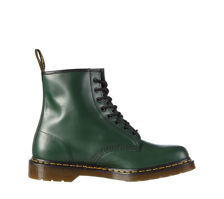 Ботинки Dr. Martens 1460 Green Smooth Leather Lace Up Boots 11822207