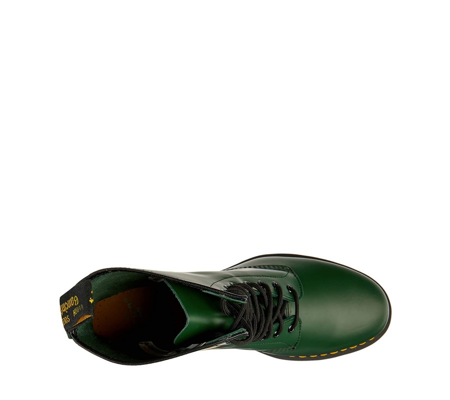 Ботинки Dr. Martens 1460 Green Smooth Leather Lace Up Boots 11822207