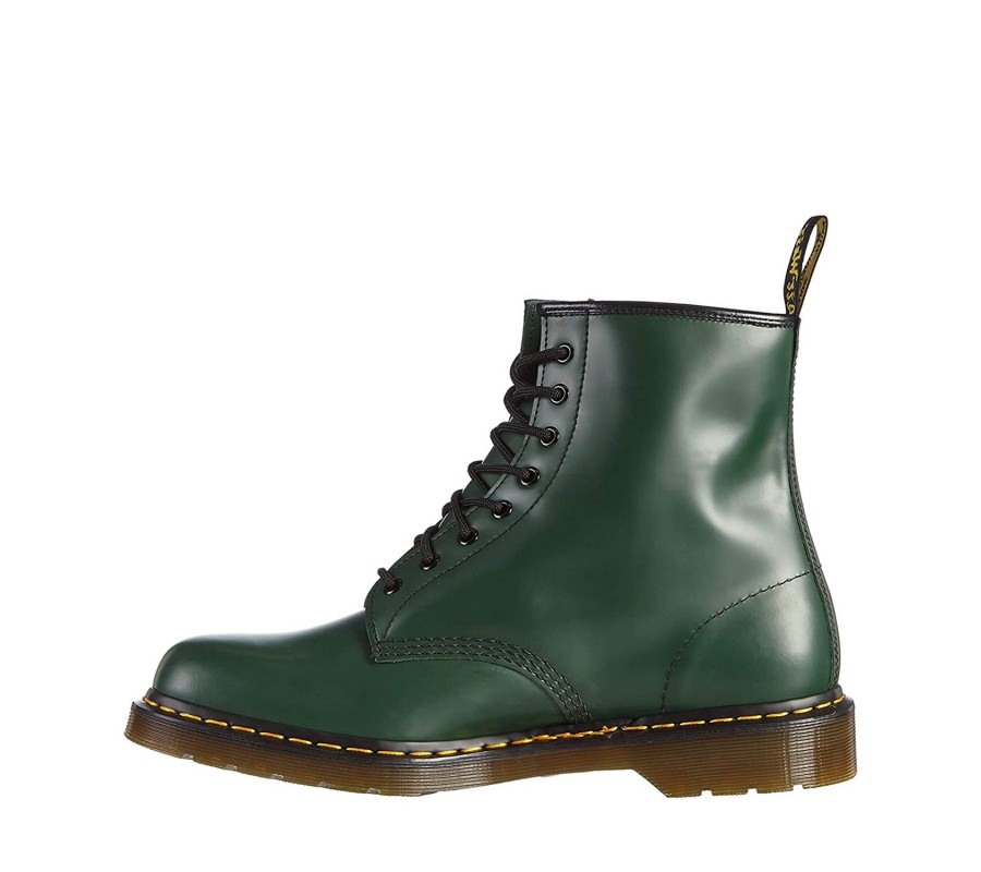 Ботинки Dr. Martens 1460 Green Smooth Leather Lace Up Boots 11822207