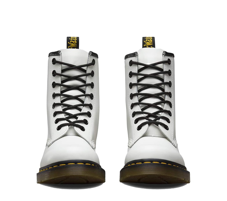 Ботинки Dr. Martens 1460 White Smooth Leather Lace Up Boots 11822100