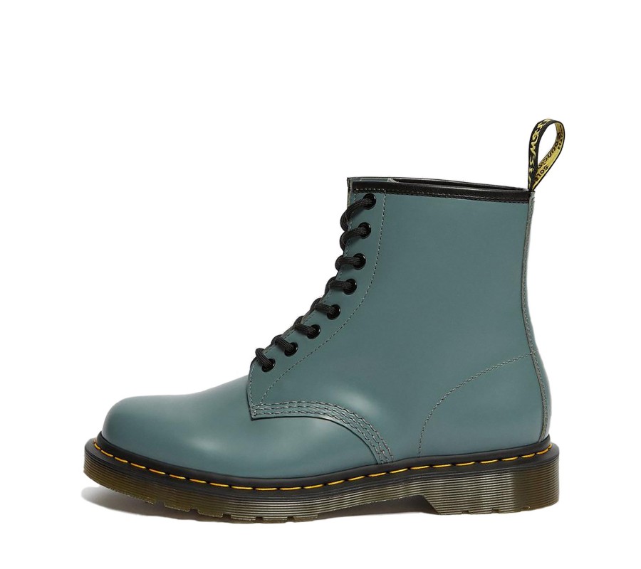 Ботинки Dr. Martens 1460 Steel Grey Smooth Leather Lace Up Boots 26069072