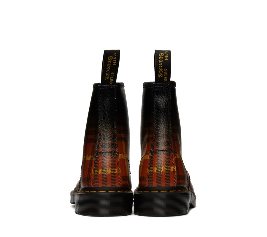Ботинки Dr. Martens 1460 Tartan Backhand Straw Grain 25754102