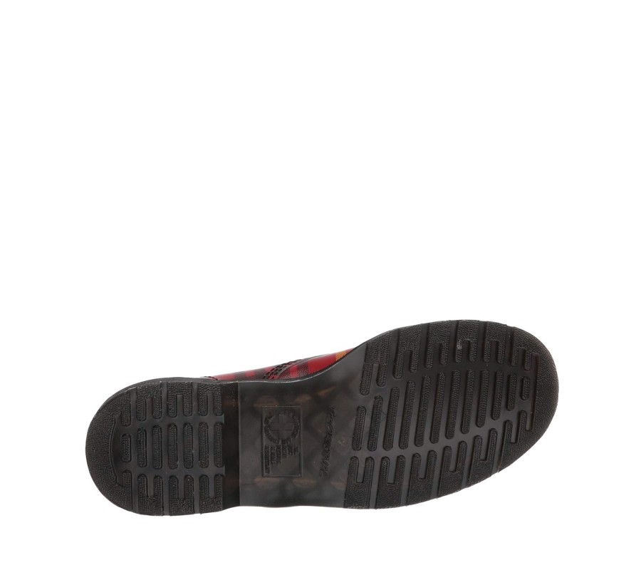 Ботинки Dr. Martens 1460 Tartan Backhand Straw Grain 25754102