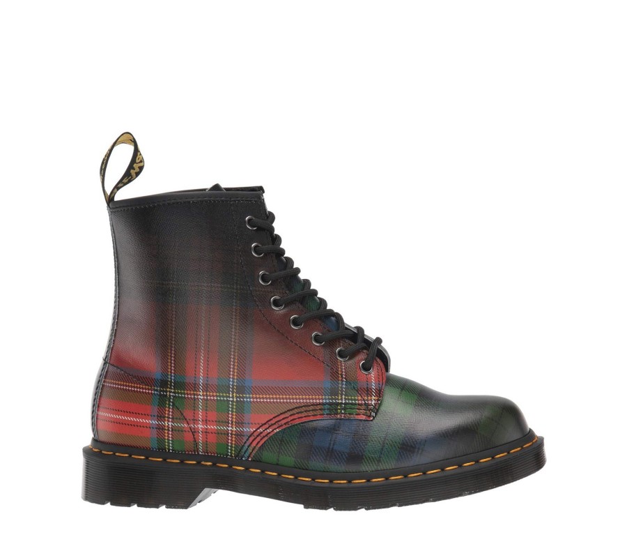 Ботинки Dr. Martens 1460 Tartan Backhand Straw Grain + Red Stewart 25244602