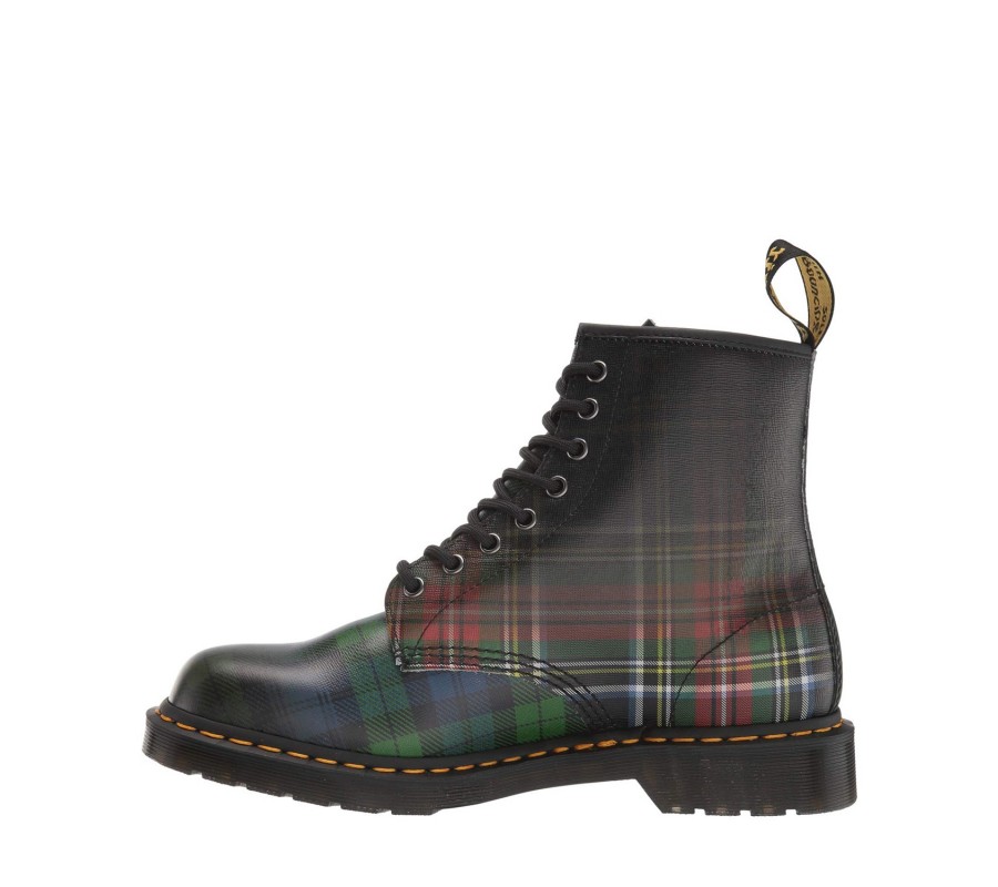 Ботинки Dr. Martens 1460 Tartan Backhand Straw Grain + Red Stewart 25244602