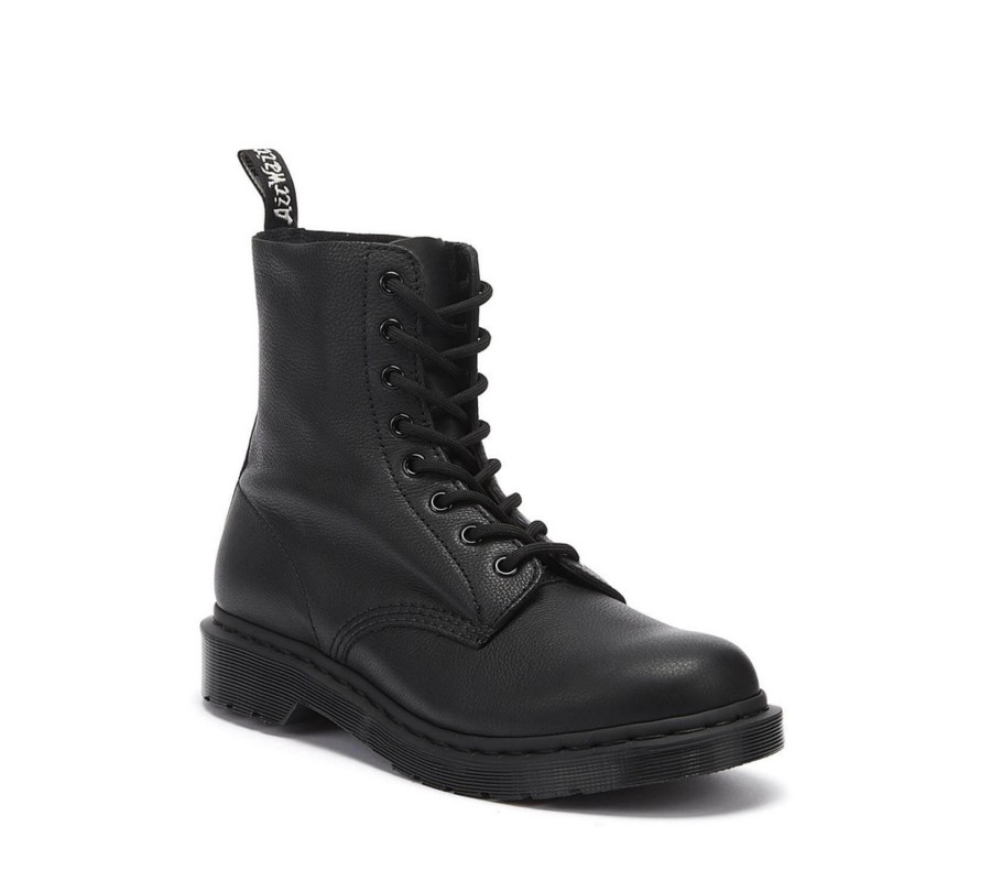  Ботинки Dr. Martens 1460 Pascal Women's Mono Black Virginia Lace Up Boots 24479001
