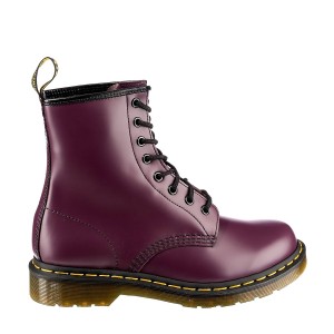 Ботинки Dr. Martens 1460 Womens Purple Smooth Leather Lace Up Boots 11821500