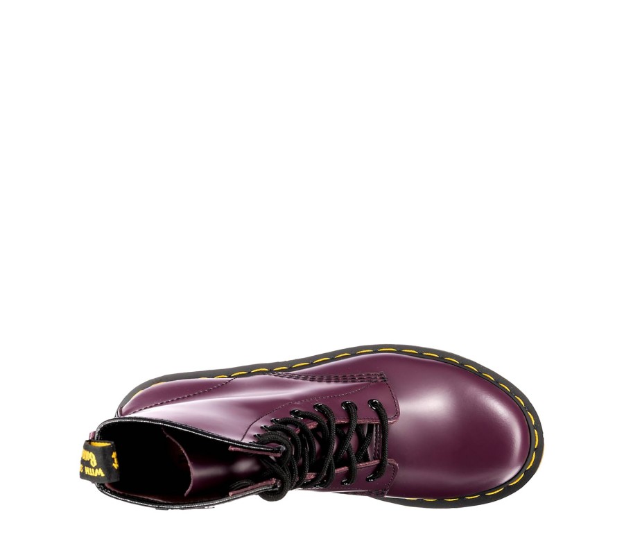 Ботинки Dr. Martens 1460 Womens Purple Smooth Leather Lace Up Boots 11821500
