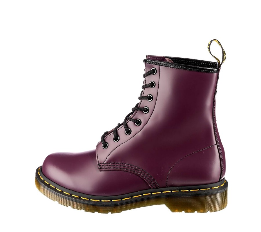 Ботинки Dr. Martens 1460 Womens Purple Smooth Leather Lace Up Boots 11821500