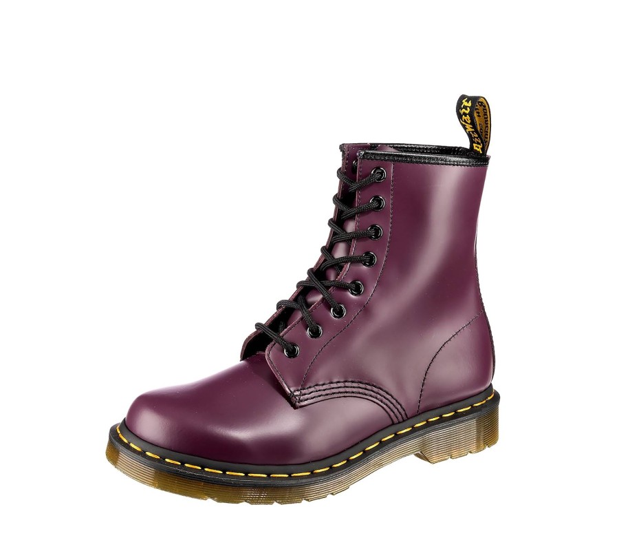 Ботинки Dr. Martens 1460 Womens Purple Smooth Leather Lace Up Boots 11821500