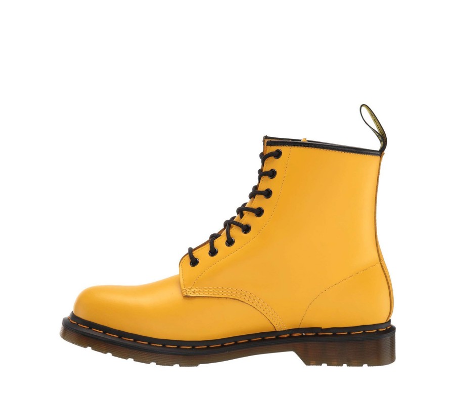 Ботинки Dr. Martens 1460 Yellow Smooth Leather Lace Up Boots 24614700