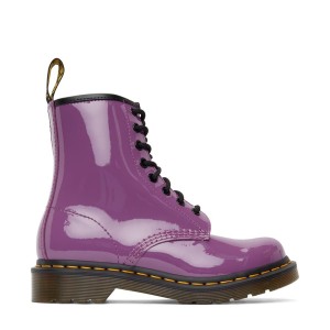 Ботинки Dr. Martens 1460 Bright Purple Patent Lamper Leather Boots 26425501