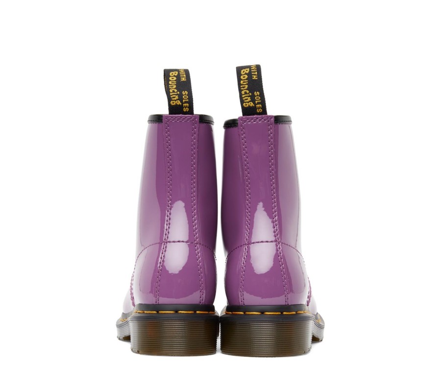 Ботинки Dr. Martens 1460 Bright Purple Patent Lamper Leather Boots 26425501