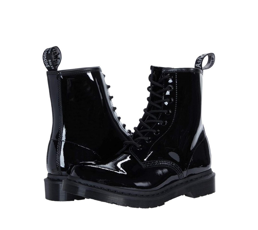 Ботинки Dr. Martens 1460 Mono Black Patent Leather Lace Up Boots 26728001
