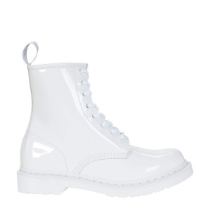 Ботинки Dr. Martens 1460 Mono White Patent Leather Lace Up Boots 26728100