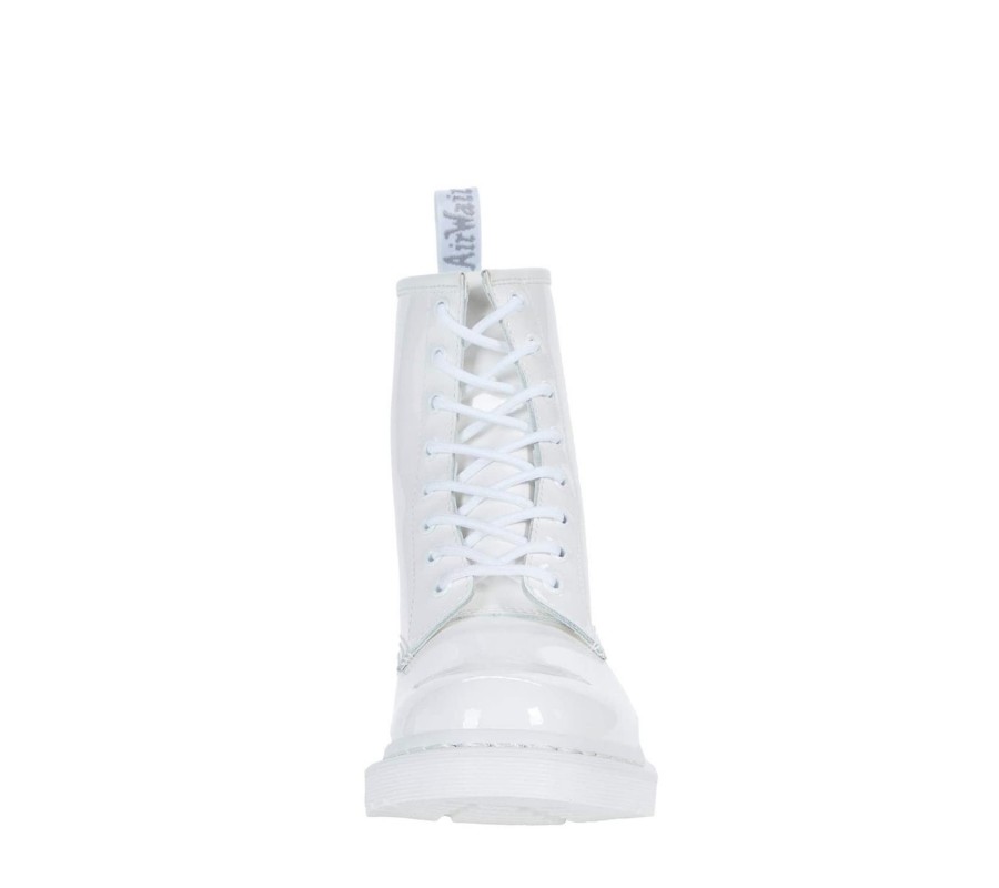Ботинки Dr. Martens 1460 Mono White Patent Leather Lace Up Boots 26728100