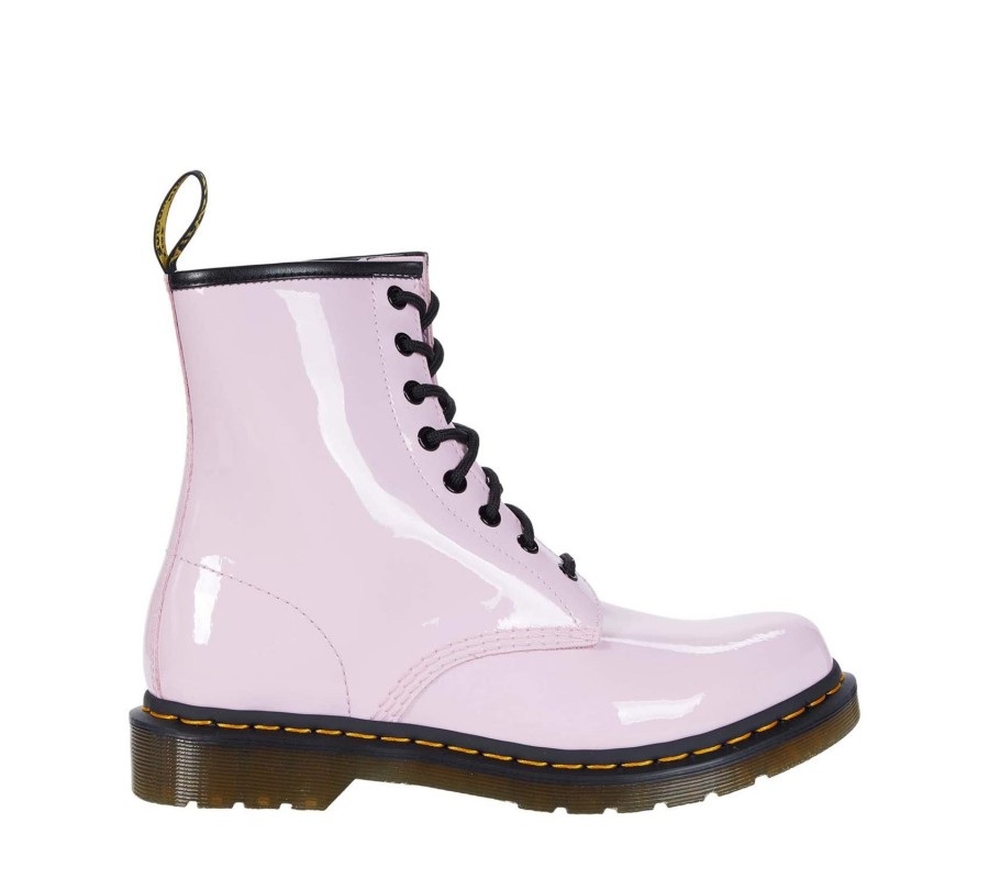 Ботинки Dr. Martens 1460 Pale Pink Patent Lamper Leather Boots 26425322
