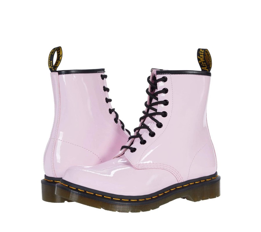 Ботинки Dr. Martens 1460 Pale Pink Patent Lamper Leather Boots 26425322