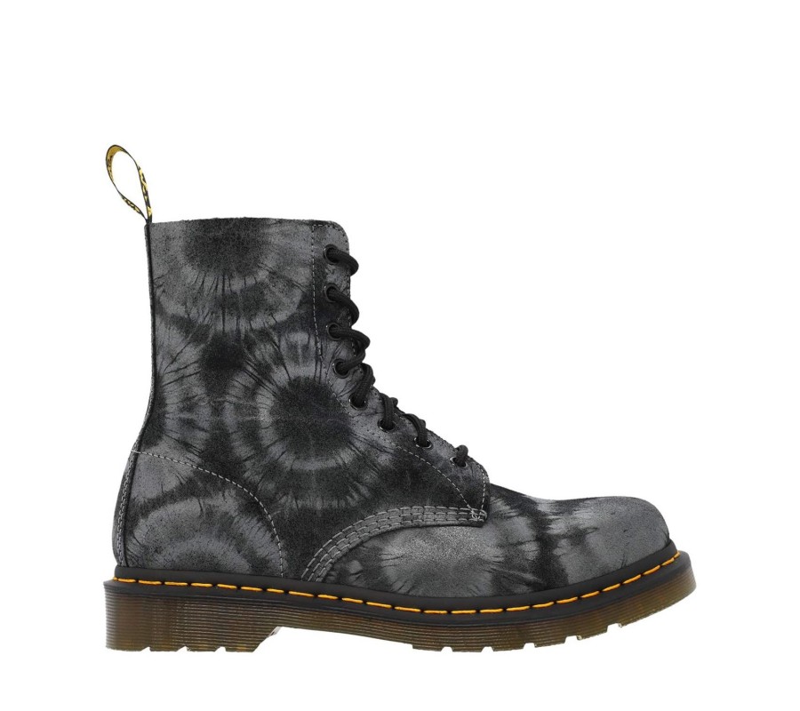 Ботинки Dr. Martens 1460 Pascal Tie Dye Black Leather Boots 26406001