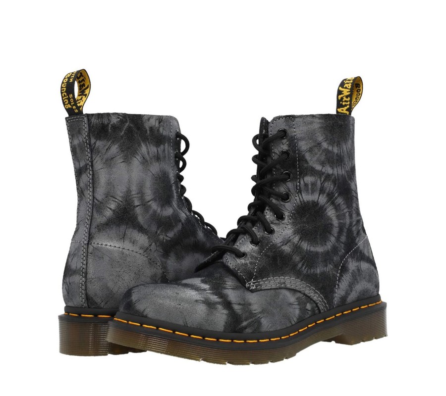 Ботинки Dr. Martens 1460 Pascal Tie Dye Black Leather Boots 26406001