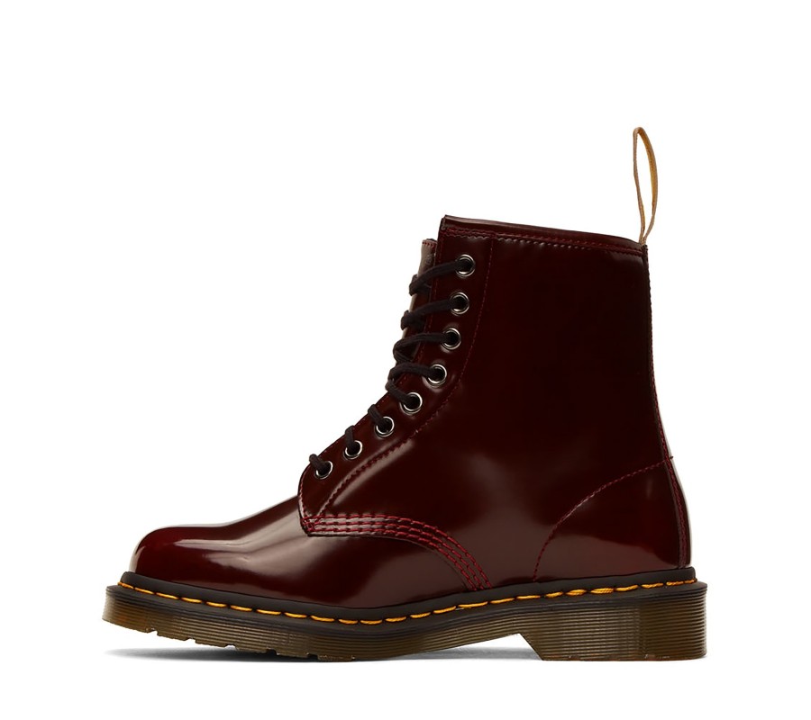 Ботинки Dr. Martens Vegan 1460 Cherry Red Lace Up Boots