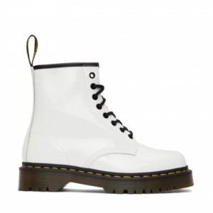 Ботинки Dr. Martens 1460 Bex White Patent Lamper Leather Platform Boots 26886100