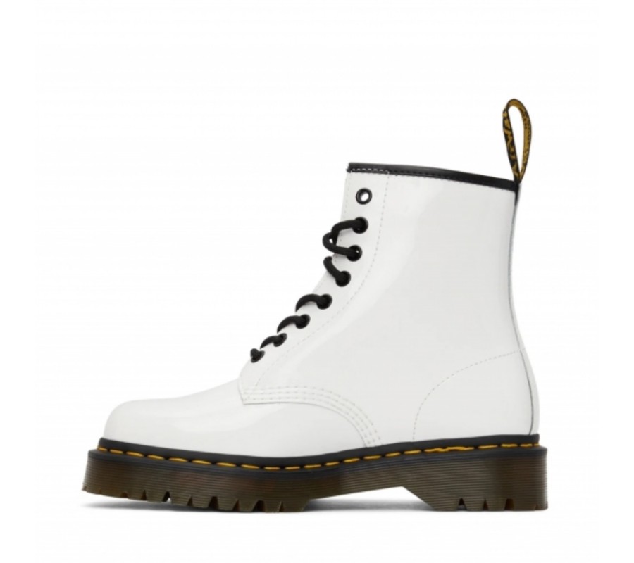 Ботинки Dr. Martens 1460 Bex White Patent Lamper Leather Platform Boots 26886100