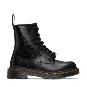 Ботинки Dr. Martens 1460 Keith Haring Black Smooth Leather Lace Up Boots 26832001