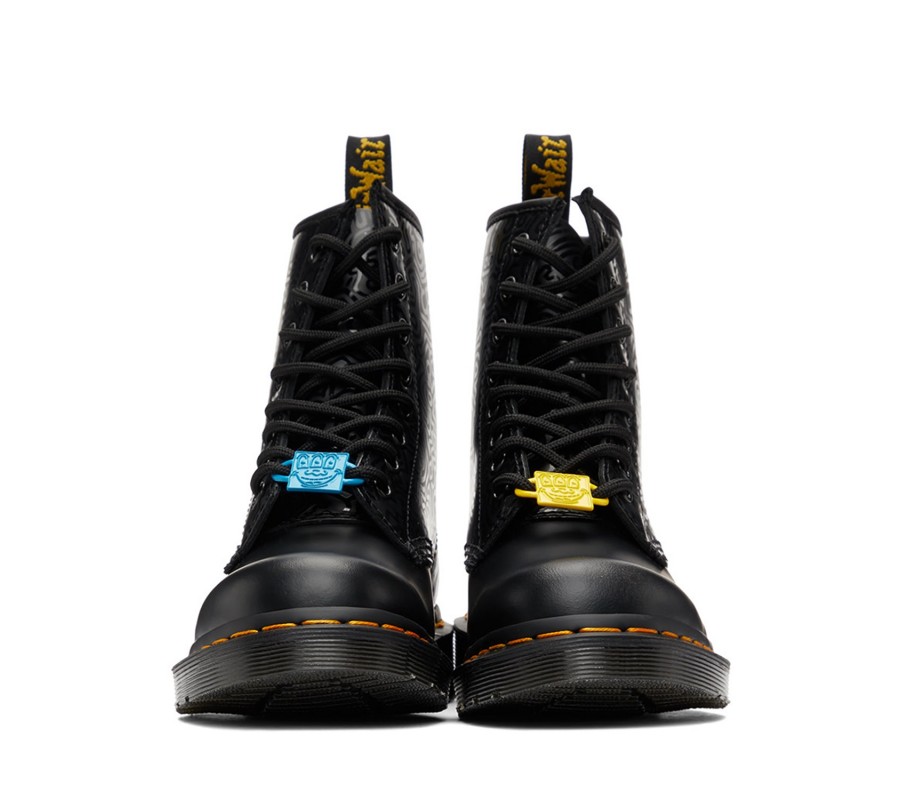 Ботинки Dr. Martens 1460 Keith Haring Black Smooth Leather Lace Up Boots 26832001