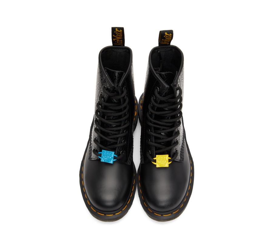 Ботинки Dr. Martens 1460 Keith Haring Black Smooth Leather Lace Up Boots 26832001
