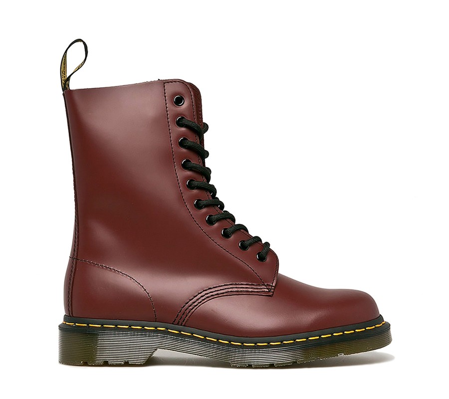 Ботинки Dr. Martens 1490 Cherry Red Smooth Leather Mid Calf Boots 11857600