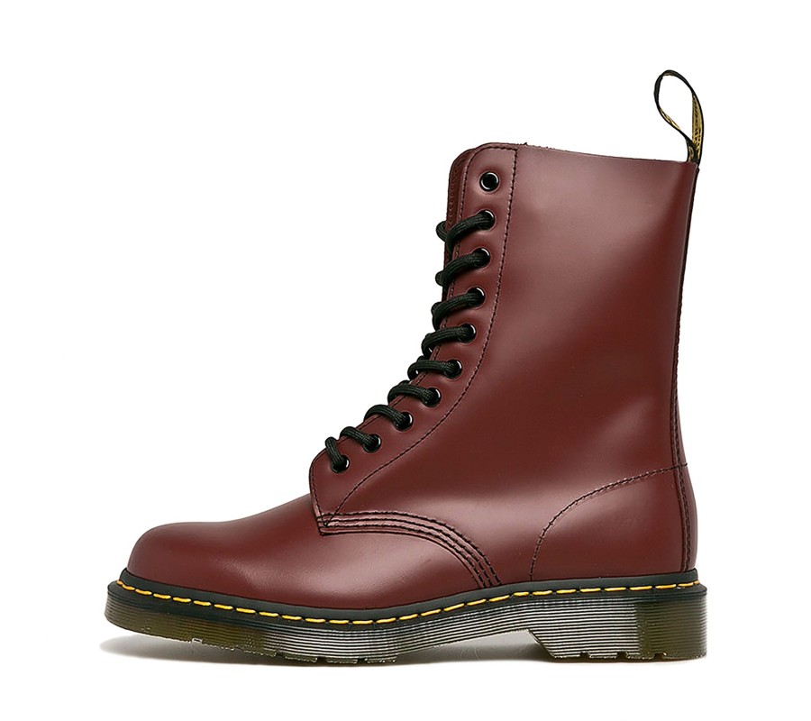 Ботинки Dr. Martens 1490 Cherry Red Smooth Leather Mid Calf Boots 11857600