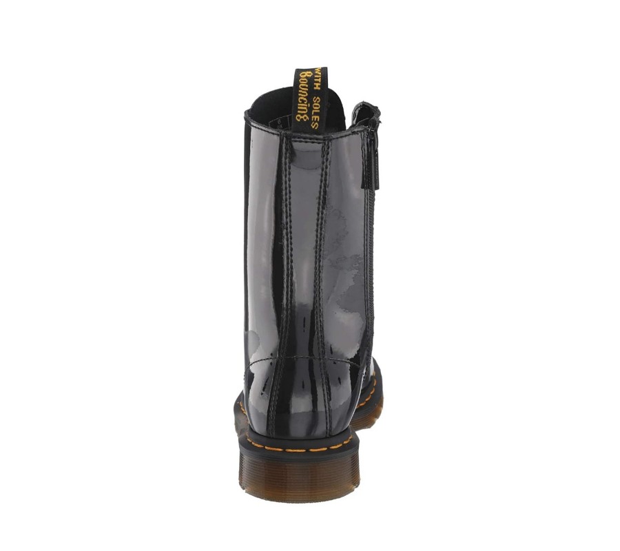 Ботинки Dr. Martens 1490 Black Patent Lamper Mid Calf Boots 25277001