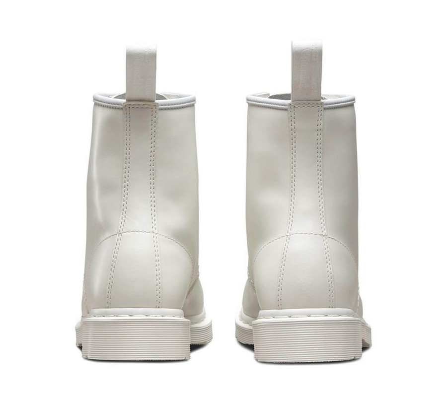 Ботинки Dr. Martens 1460 Mono White Smooth Leather Lace Up Boots 14357100